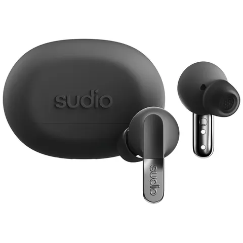 Sudio N3 Pro In-Ear True Wireless Earbuds - Titanium Black – image 1