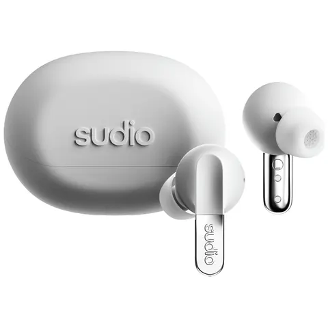 Sudio N3 Pro In-Ear True Wireless Earbuds - Chrome White – image 1