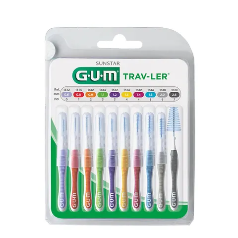 GUM Ragers Trav-ler Multipack - 10 stuks – afbeelding 1