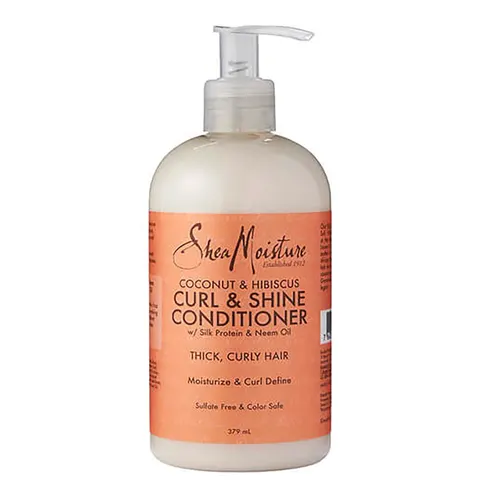 Shea Moisture Acondicionador para Rizos con Coco e Hibisco 384ml – imagen 1