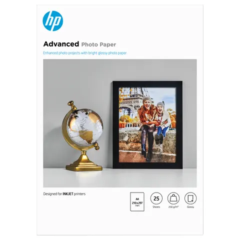 HP Advanced Fotopapier glaenzend A4 – Bild 1