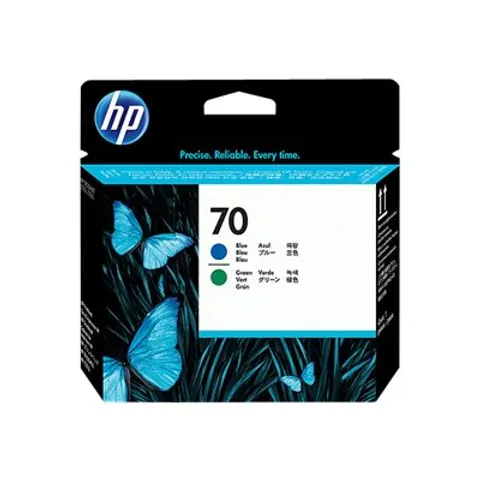 HP 70 Druckkopf blau+gruen – Bild 1