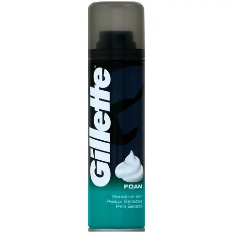 Gillette - Scheerschuim - Gevoelige Huid - 200ml – afbeelding 1