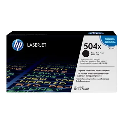 HP Toner CE250X schwarz ColorSphere HV – Bild 1