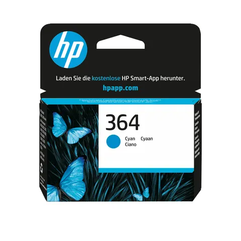 HP 364 Cyan Tintenpatrone – Bild 1
