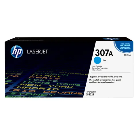 Toner Hp 307A CE741A niebieski (cyan) – zdjęcie 1