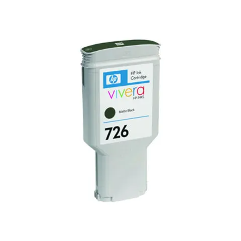 HP 726 Tinte schwarz matt 300ml – Bild 1