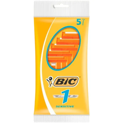 BIC 1 Sensitive Scheermesjes - 5 stuks – afbeelding 1