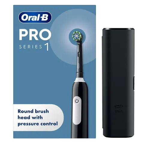 Oral-B Cross Action Electric Toothbrush – Black – image 1