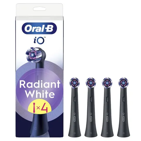 Oral-B iO Replacement Brush Heads - 4 Pack - Black – image 1