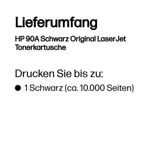HP 90A (CE390A) toner negro – 517758 – imagen 1
