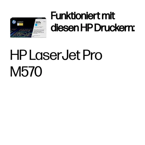 HP Toner 507A cyan HV0 – Bild 1