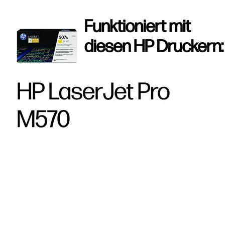 HP 507A - Tonercartridge / Geel – afbeelding 1