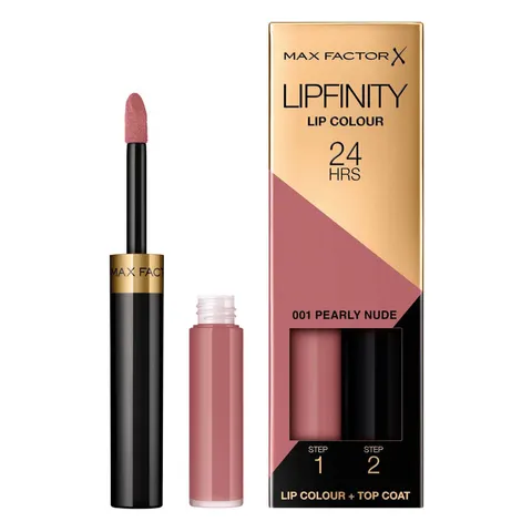 Max Factor Lipfinity Lip Colour Pearly Nude #001 – Cream – image 1