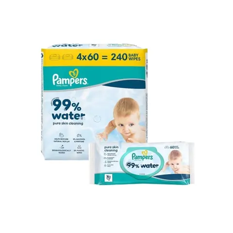 Pampers Feuchttücher 99% water – Bild 1