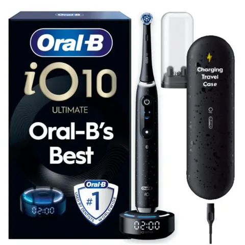Oral-B iO 10 Black Electric Toothbrush – image 1