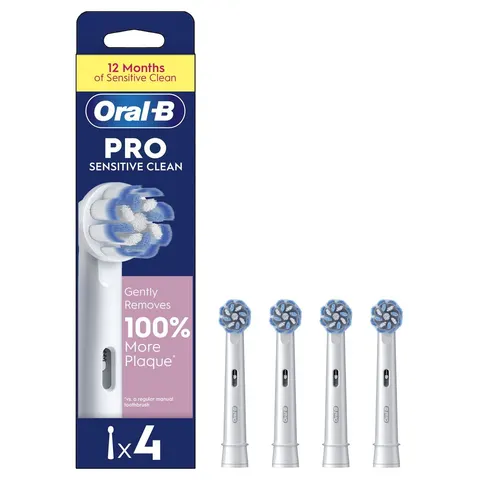 Oral-B Pro Sensitive Clean Toothbrush Heads - 4 Pack – image 1