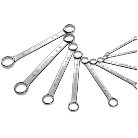 Facom 59.JE12 12 Piece Straight Double Ring Spanner Set – image 1