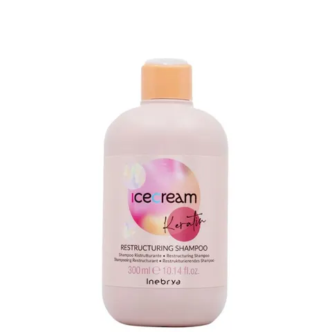 Inebrya Ice Cream Keratin Restructuring Shampoo 300 ml – image 1