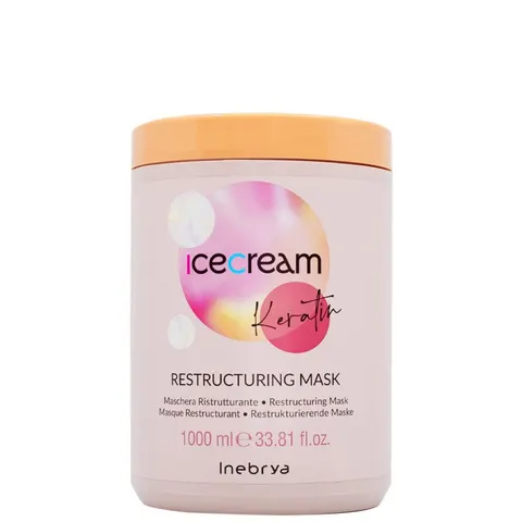 Inebrya Ice Cream Keratin Restructuring Mask 1000 ml – image 1