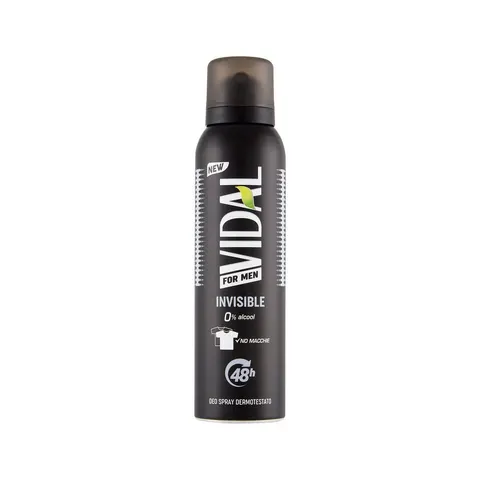 VIDAL For Men Invisible Deodorante Spray 150 ml – immagine 1