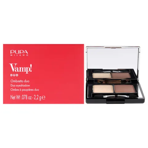 Pupa - Vamp Compact Duo Eyeshadow - 005 Milk Chocolate – afbeelding 1
