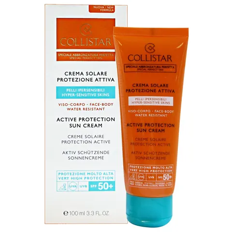 Collistar Active Protection Sun Cream Sensitive Skin SPF 50+ 100 ml – image 1
