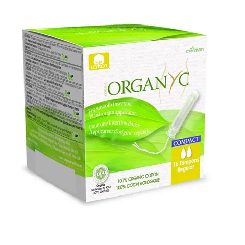 Organyc Tampons Regular Compact Applicator – image 1