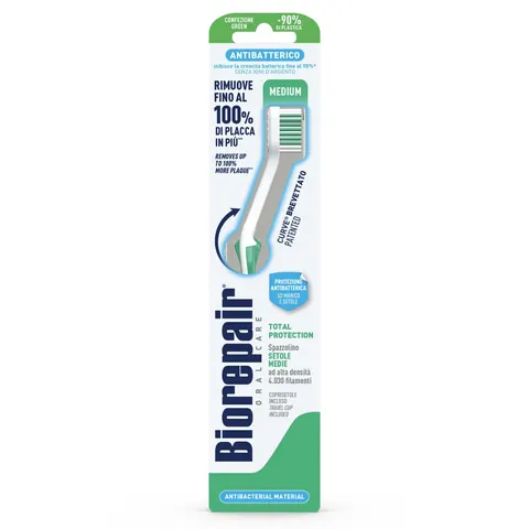 Biorepair Total Medium Tandenborstel Medium 1 st – afbeelding 1