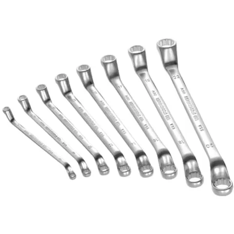 Facom 55A.JE8 8 Piece Deep Offset Ring Spanner Set – image 1