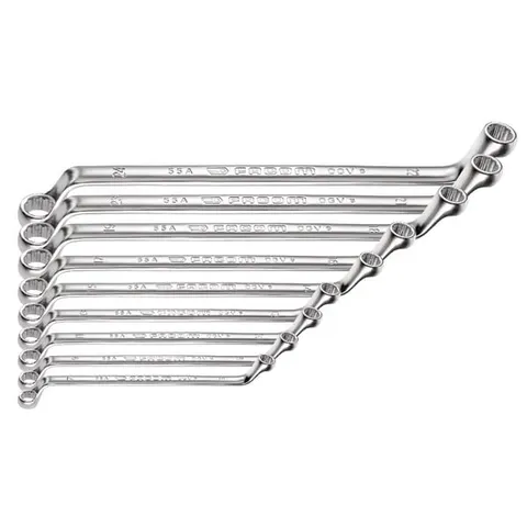 Facom 55A.JD10 10 Piece Deep Offset Ring Spanner Set – image 1