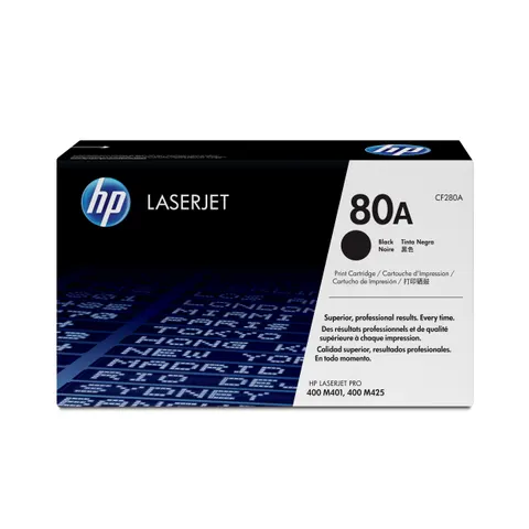 HP 80A (CF280A) - Noir - Toner Noir – image 1