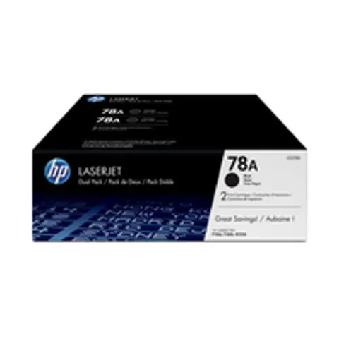 HP 78A (CE278AD) Toner 2x Noir - Multipack Noir – image 1