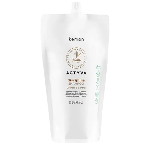 Kemon Actyva Disciplina Shampoo capelli crespi, Refill 500ml – immagine 1