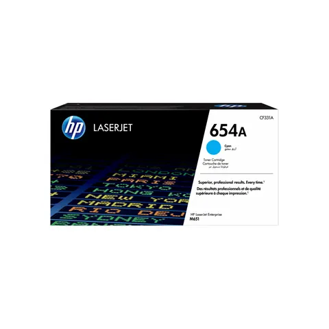 Toner Hp 654A LaserJet CF331A niebieski (cyan) – zdjęcie 1