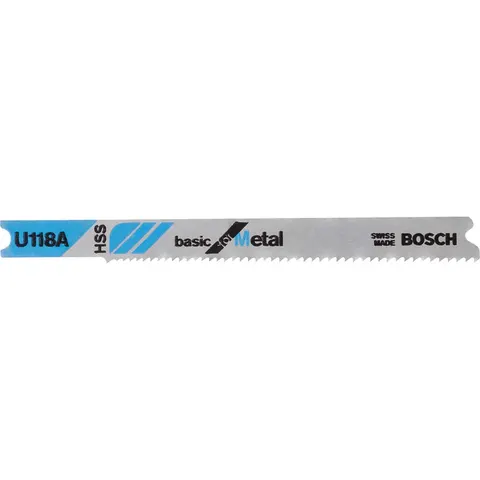 Bosch Stichsägeblatt U 118 A Basic for Metal, 3er-Pack – Bild 1