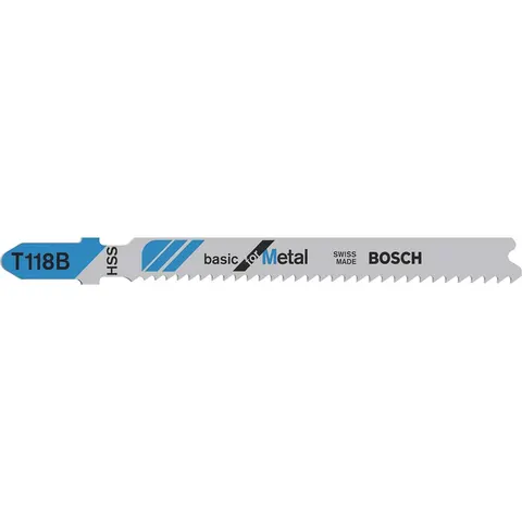 Bosch - Decoupeerzaagblad T 118 B Basic for Metal - 3 stuks – afbeelding 1