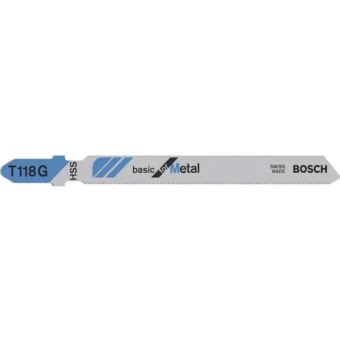 Bosch Stichsägeblatt T 118 G Basic for Metal, 3er-Pack – Bild 1