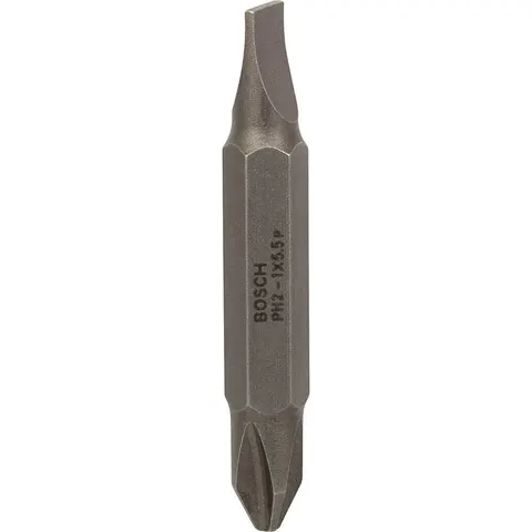 Bosch PH2 and Slotted Double Ended Screwdriver Bit – image 1