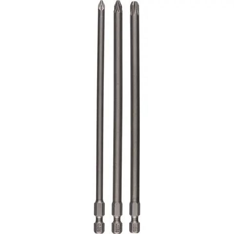 Bosch 3 Piece Pozi Screwdriver Bit Set – 2607001762 – image 1