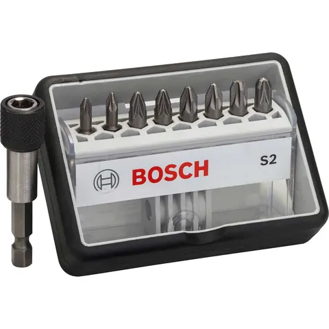 Bosch 9 Piece S Extra Hard Screwdriver Bit Set – 2607002561 – image 1