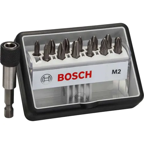 Bosch 13 Piece M Extra Hard Screwdriver Bit Set – 2607002564 – image 1