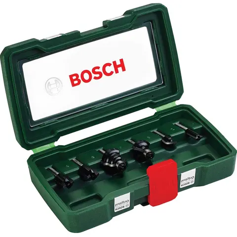 "Bosch 6-delige frezenset 1/4"" schacht" – afbeelding 1