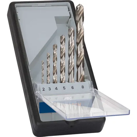 Bosch PRO Robust Line 6 Piece HSS-G Drill Bit Set – image 1