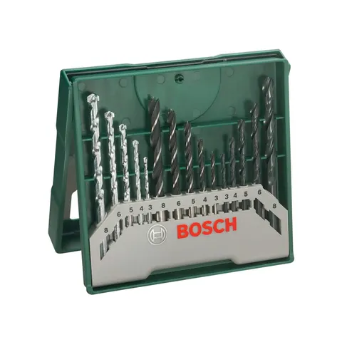 Bosch 15 Piece Mini X Line Drill Bit Set – image 1
