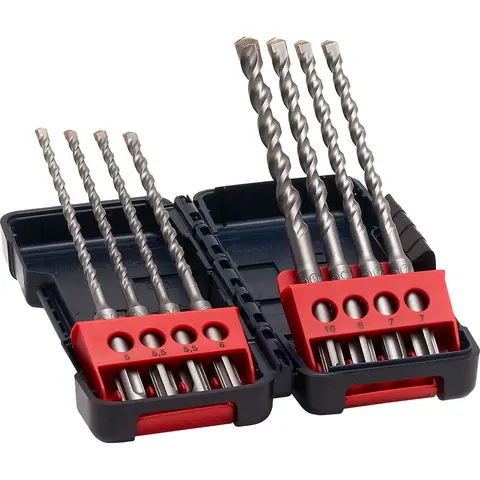 Bosch 8 Piece SDS Drill Bit Set In Tough Case – image 1
