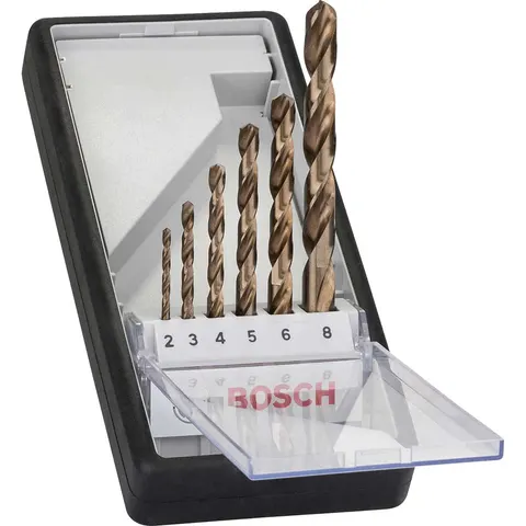 Bosch PRO Robust Line 6 Piece HSS-Co Drill Bit Set – image 1