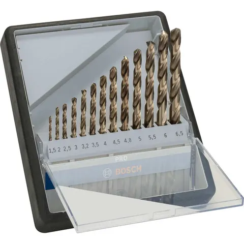 Bosch PRO Robust Line 13 Piece HSS-Co Drill Bit Set – image 1
