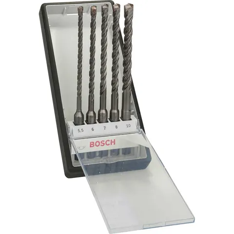 Bosch 5 Piece SDS Plus Masonry and Concerete Drill Bit Set – image 1