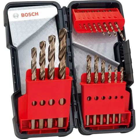 Bosch PRO 18 Piece HSS-Co Drill Bit Set – image 1